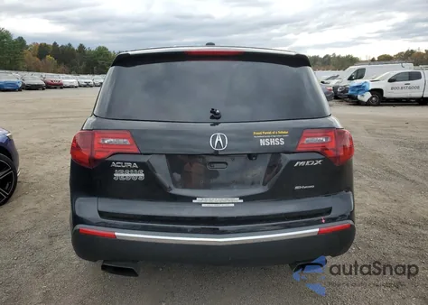 2012 Acura Mdx Advance из США, поврежденный, VIN 2HNYD2H86CH527144